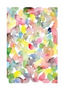 Colorful Abstract Watercolor Art | Stwórz własny plakat