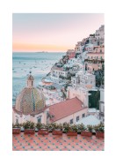 Positano Amalfi Coast Sunset | Stwórz własny plakat