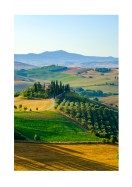 Tuscany Landscape View | Stwórz własny plakat