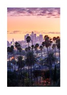 Los Angeles Skyline At Sunset | Stwórz własny plakat