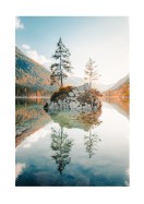 Calm Lake At Sunset | Stwórz własny plakat