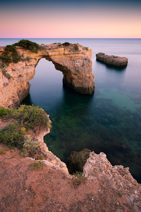 Cliffs At Sunset In Portugal