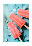 Sweet Pink Popsicles | Stwórz własny plakat