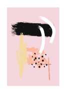 Pink Abstract Artwork | Stwórz własny plakat
