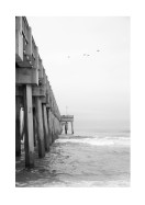 Pier In The Stormy Sea | Stwórz własny plakat