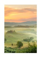 Misty Morning In Tuscany | Stwórz własny plakat